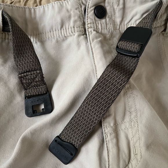 Columbia tan cargo utility shorts men’s size 34 - Picture 2 of 9